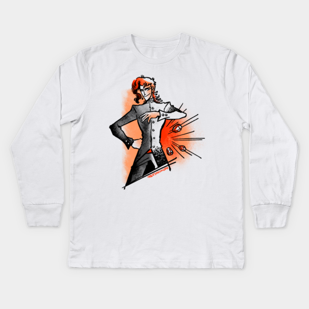 kakyoin - Jojos Bizarre Adventure Kakyoin - Kids Long Sleeve T-Shirt | TeePublic